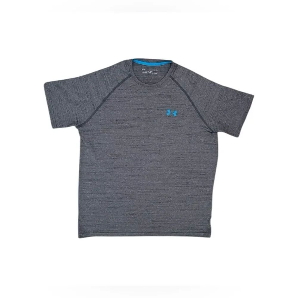 UNDER ARMOUR Men’s Short-Sleeve Heathered Gray Performance Tee